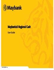 Maybank2E Regional Cash .